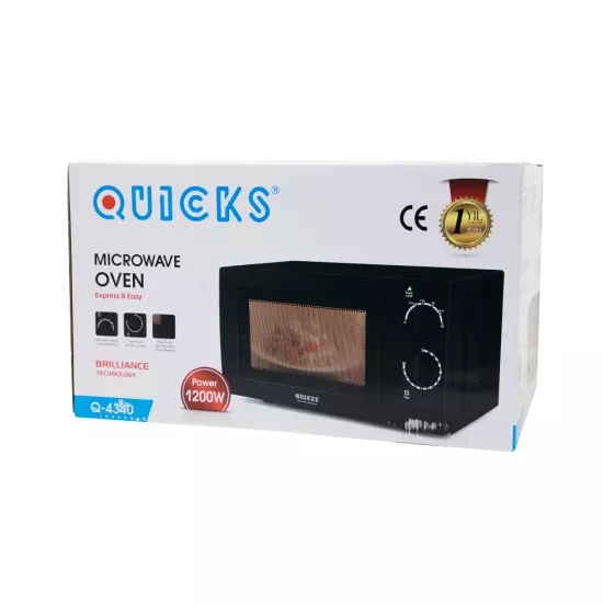 Mikrodalğalı Soba Q-4340 qara 1200W