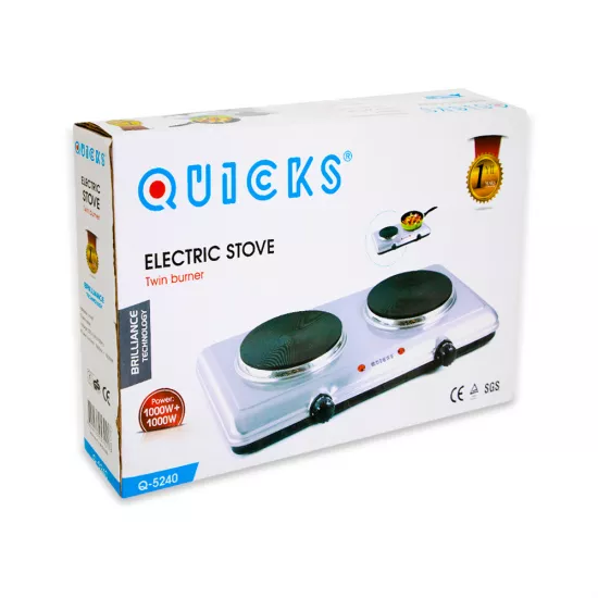 Elektrik peçi Q-5240 2 gözlü (2000W,220v,50hz)