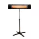Elektrik peçi Q-6835 spirallı ayaqlı 2500W qara
