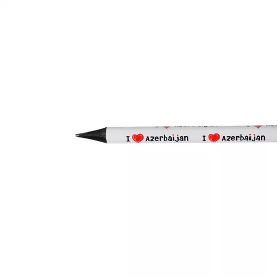 Karandaş sadə i-3245-1 Love Azərbaycan+Xarı bülbü